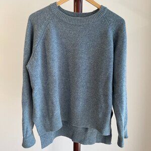 Olive Light Blue Knit Sweater